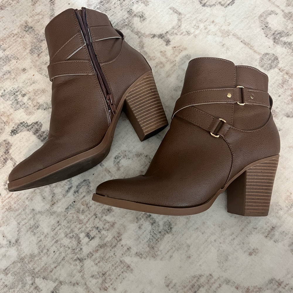 Brown Ankle Boots